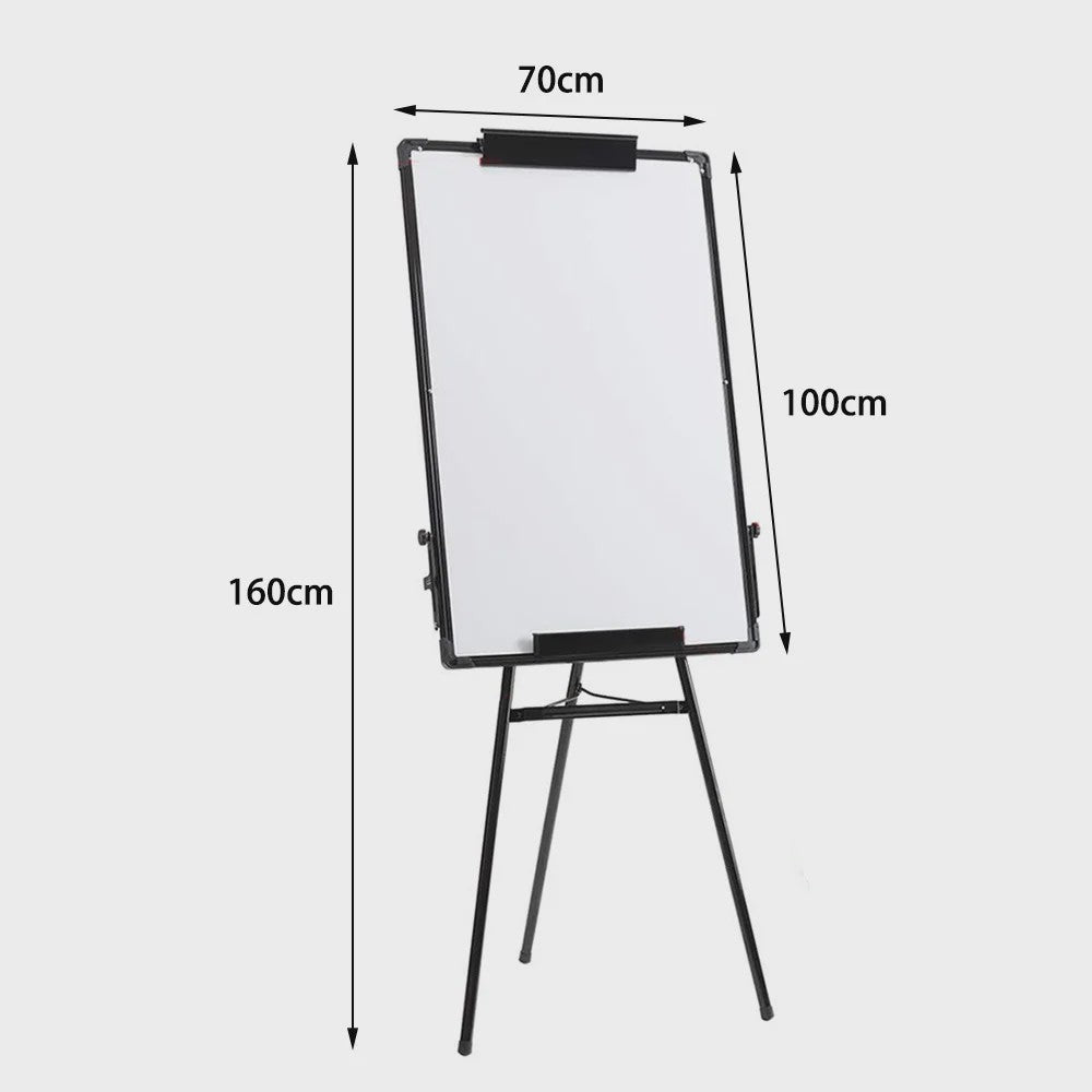 Magnetisch Whiteboard 70x100 cm met Verstelbare Tripod Standaard