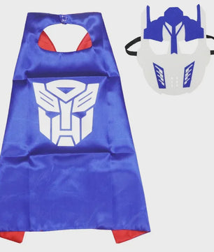 Superheld Cape en Masker Set - Kinderen Cosplay Verkleedkostuum