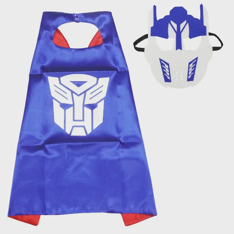 Superheld Cape en Masker Set - Kinderen Cosplay Verkleedkostuum
