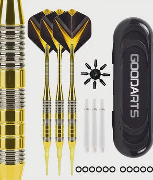 TRALOW Soft Tip Darts Set met Elektronisch Dartbord & Protector - Perfect voor Feestjes, Competities en Familie Spelletjes