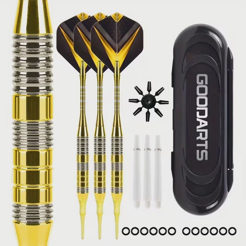 TRALOW Soft Tip Darts Set met Elektronisch Dartbord & Protector - Perfect voor Feestjes, Competities en Familie Spelletjes