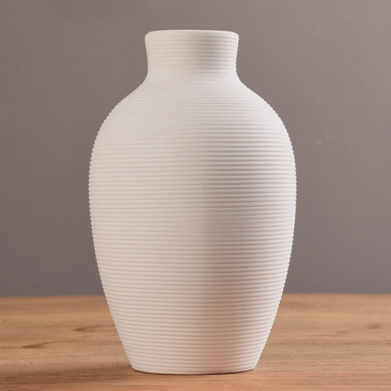 Moderne Keramische Vaas - Scandinavisch Design voor Woonkamer Decoratie