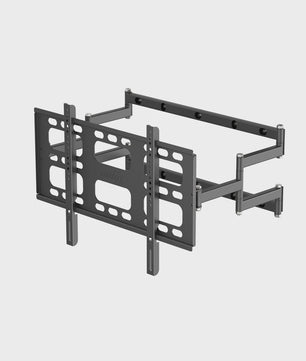 Universele TV Muurbeugel met Dubbele Arm - Volledig Beweegbaar voor 40-85 Inch Schermen