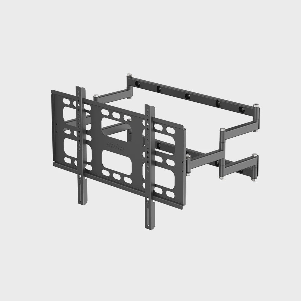 Universele TV Muurbeugel met Dubbele Arm - Volledig Beweegbaar voor 40-85 Inch Schermen