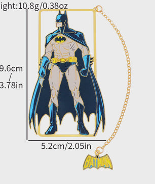Marvel Metalen Bladwijzers - Superman & Batman | Perfect Cadeau voor Comics Fans