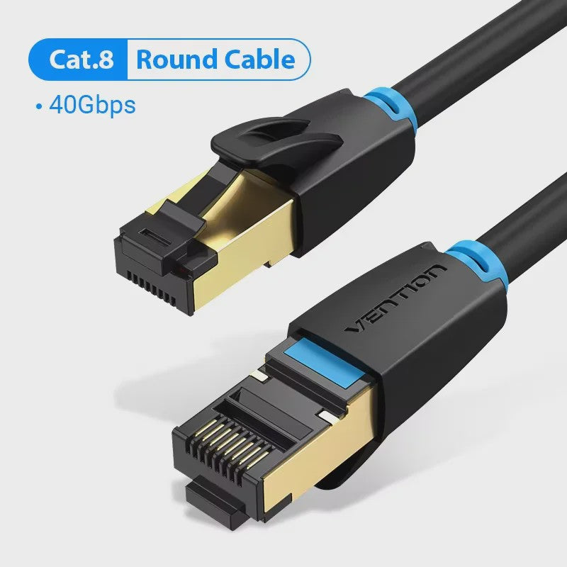 Vention Cat8 Ethernet Kabel SFTP 40Gbps 2000MHz - Razendsnel Internet & Gaming