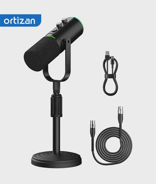 Dynamische Podcast Microfoon met XLR/USB - Studio Kwaliteit voor Opnames, Streaming & Gaming