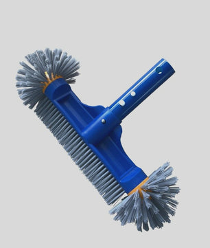 Stevige Zwembadborstelkop (33cm) met Afneembare Aluminium Steel voor Wanden, Trappen & Hoeken