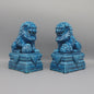 Set van 2 Chinese Foo Dogs Leeuwenbeelden - Keramiek - Woondecoratie