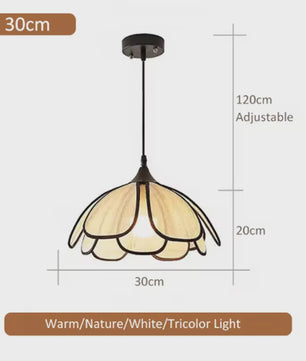 Moderne Petal Hanglamp - In Hoogte Verstelbaar - Sfeervolle Verlichting voor Woonkamer, Eetkamer & Keuken