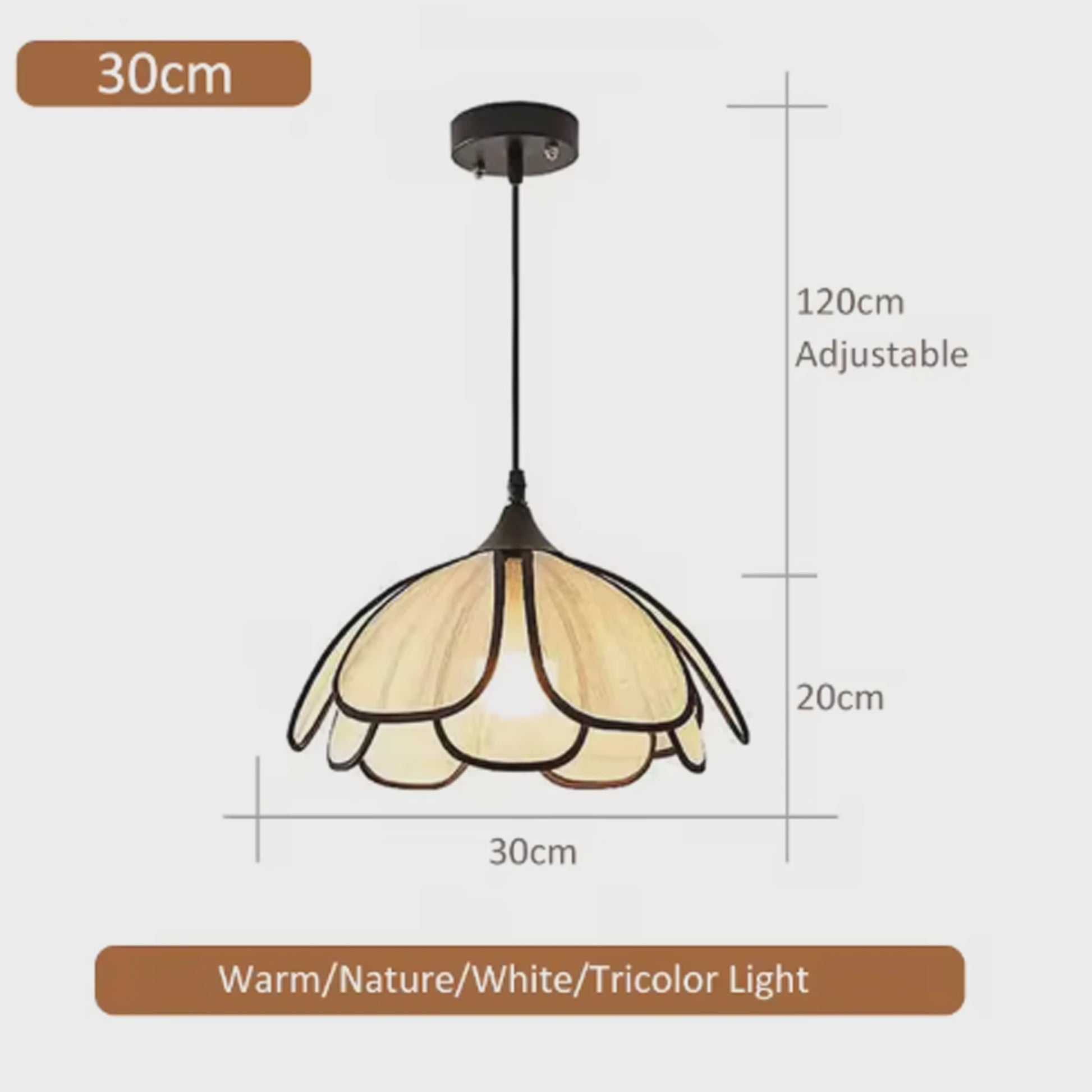 Moderne Petal Hanglamp - In Hoogte Verstelbaar - Sfeervolle Verlichting voor Woonkamer, Eetkamer & Keuken