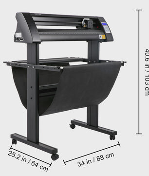 SucceBuy Vinyl Cutter Plotter 28-53 Inch met LCD, Stand en SIGNMASTER Software