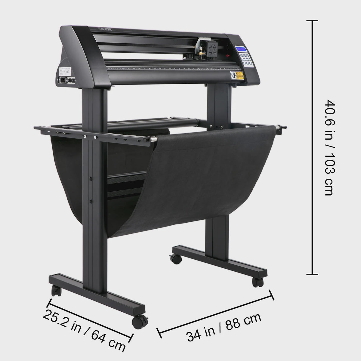 SucceBuy Vinyl Cutter Plotter 28-53 Inch met LCD, Stand en SIGNMASTER Software
