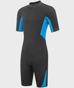Heren Wetsuit 3mm Neopreen Korte Mouw - Duiken, Surfen & Watersport
