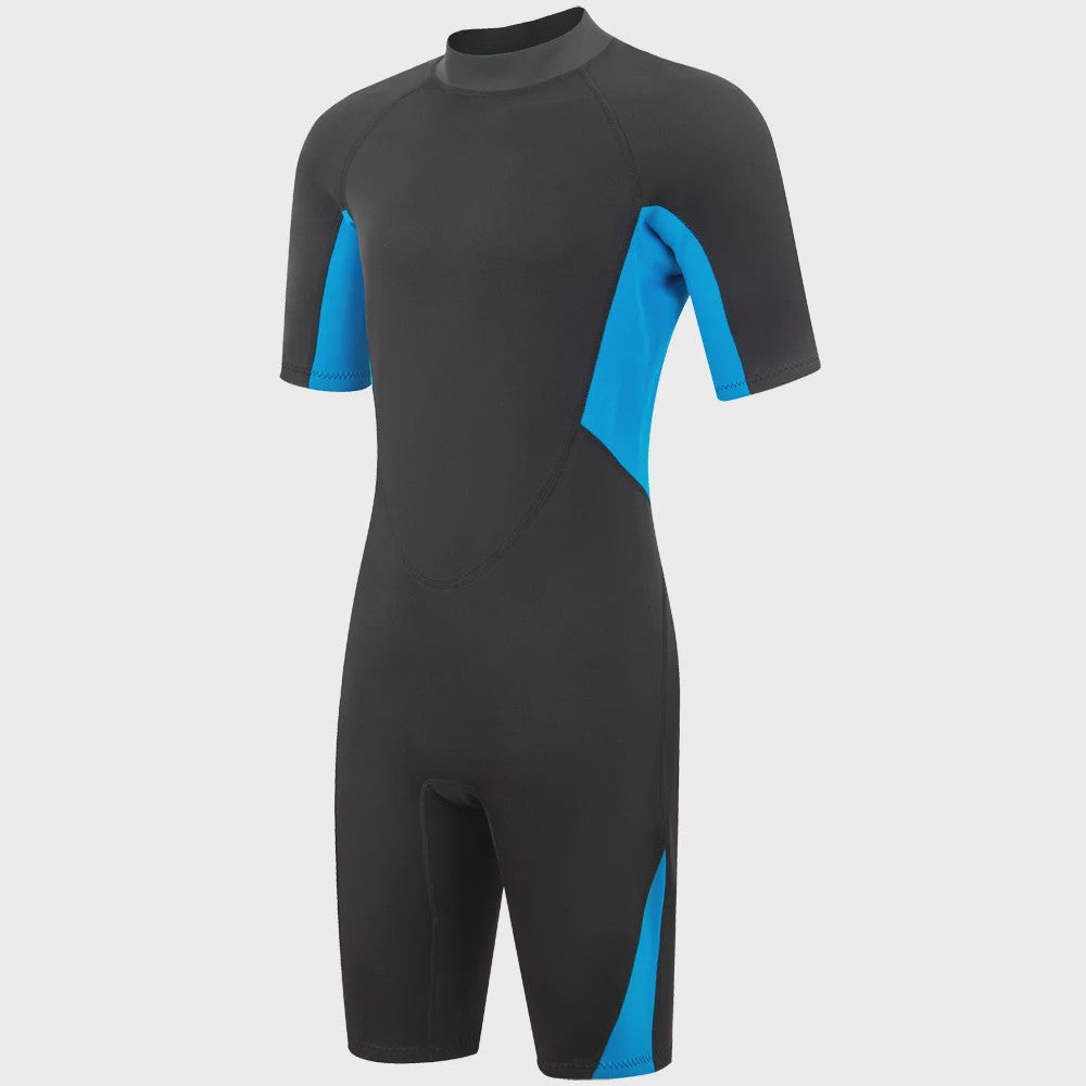 Heren Wetsuit 3mm Neopreen Korte Mouw - Duiken, Surfen & Watersport