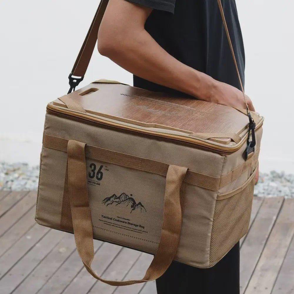 Tactische Picknicktas 36L - Waterdicht & Thermisch met Afneembaar Tafelblad