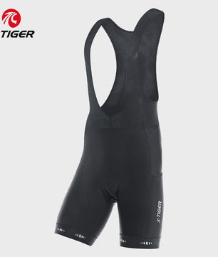 X-TIGER Heren Fietsbibshort met 5D Gel Padding en Zakken - Comfortabel & Veilig Fietsen