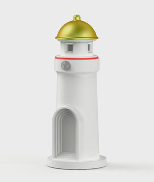 Unieke Maan Projectie Vuurtoren Lamp met Muziek & Bewegingssensor