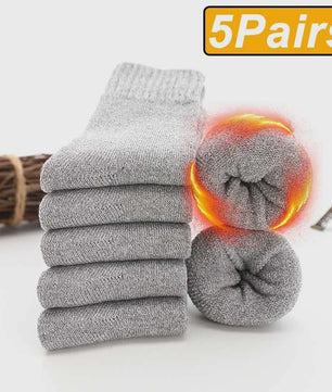 5 Paar Super Dikke Thermosokken Heren & Dames - Winter Warm & Anti-Koud