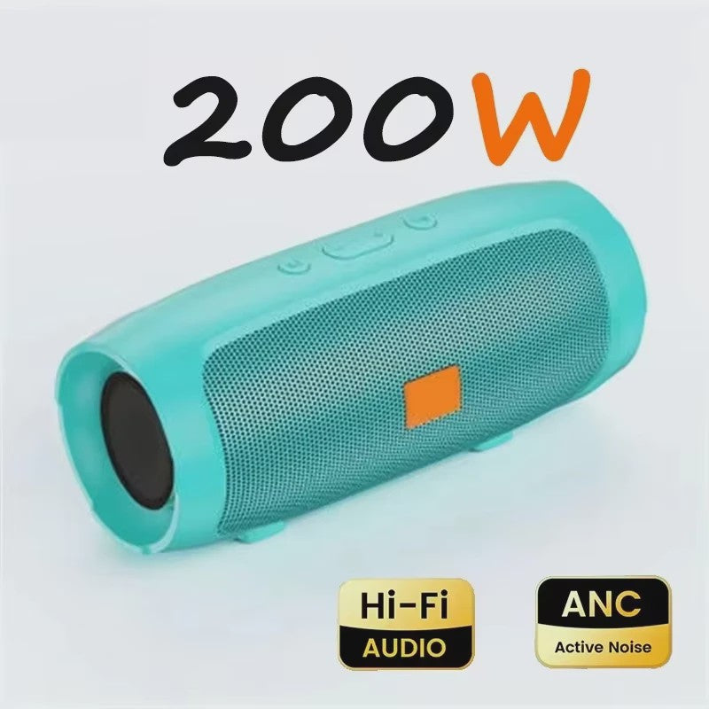 Lenovo Draadloze Bluetooth Speaker met Subwoofer - Draagbaar, Stereo, FM, USB & TF Kaart