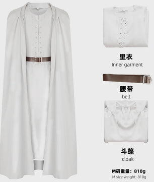 Gandalf Tovenaar Kostuum Heren - Compleet Wizard Cosplay voor Halloween & Feest