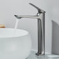 Moderne Wastafelkraan Messing - Enkel Hendel Mixer - Warm & Koud Water