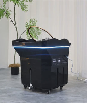 Professionele Haarspoelbak met Watercirculatie en Mobiel Ontwerp