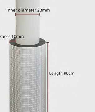 Zelfklevende Schuim Pijpisolatie met Aluminiumfolie - 16-60mm