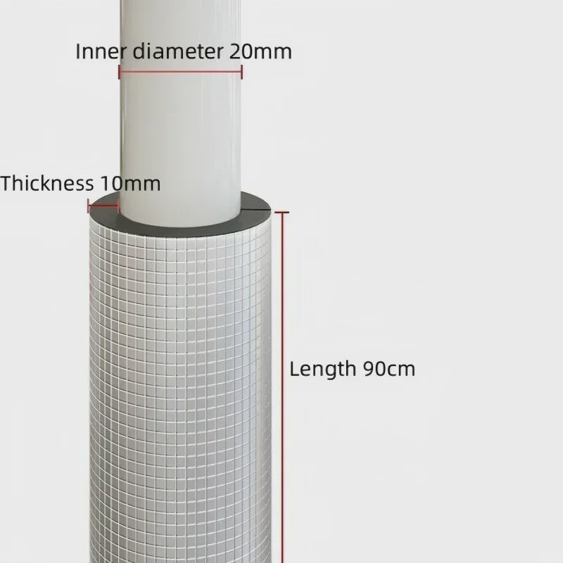 Zelfklevende Schuim Pijpisolatie met Aluminiumfolie - 16-60mm