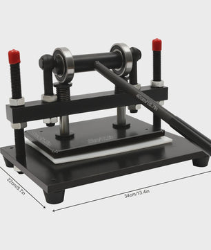 Handmatige Leer Snijmachine - 2 Ton Kracht voor DIY Leerbewerking