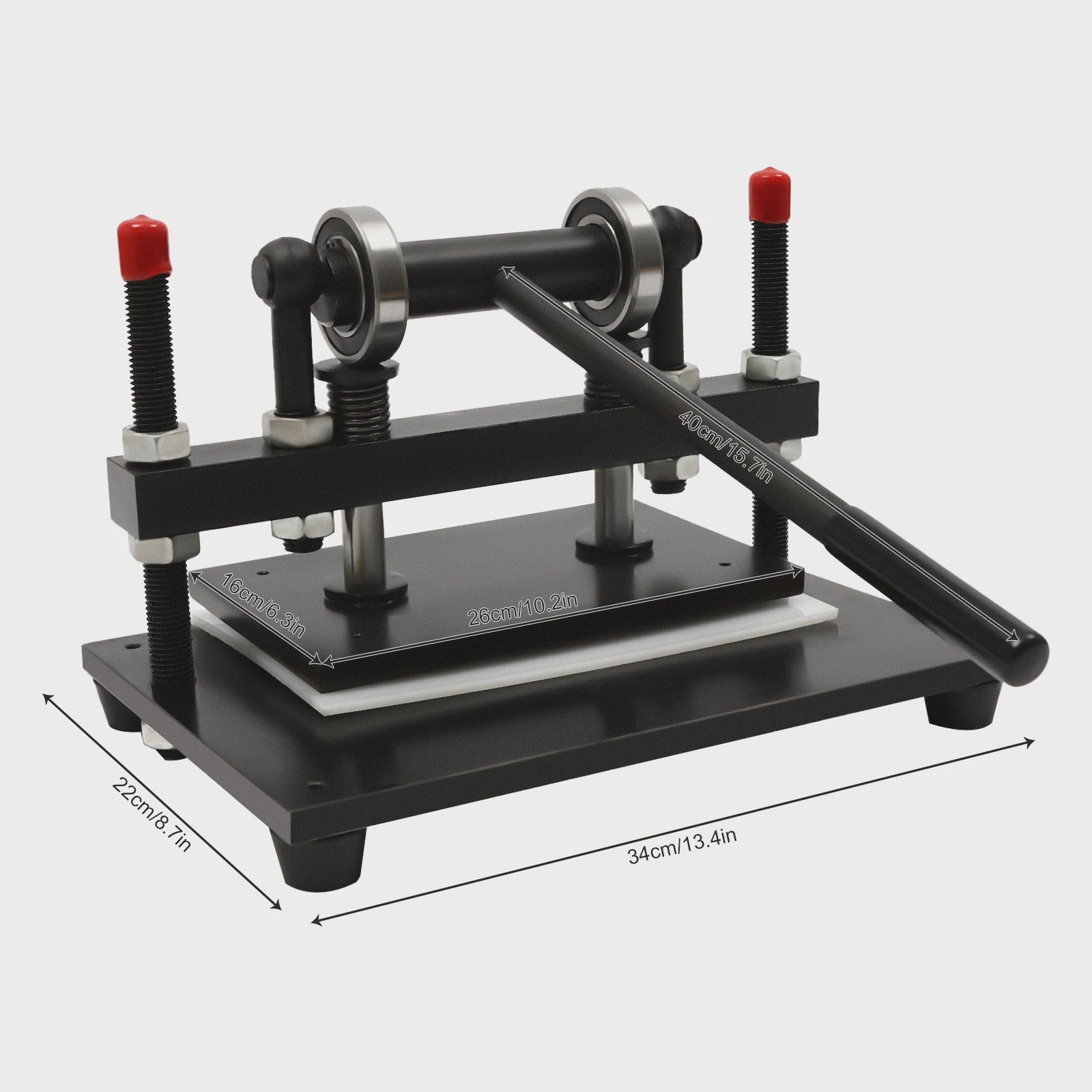 Handmatige Leer Snijmachine - 2 Ton Kracht voor DIY Leerbewerking