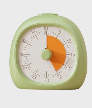 Visuele Timer 60 Minuten - Stille Keukentimer & Studiehulp voor Kinderen