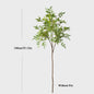Kunstplant Nandina met Bamboe Bladeren - 75-140cm Hoog