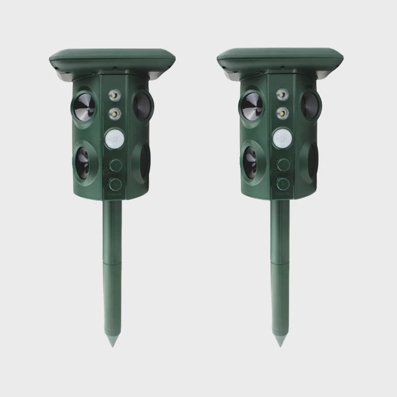 Solar Dier Afweerder Ultrasoon - Verjaagt Ongedierte uit Tuin & Boomgaard
