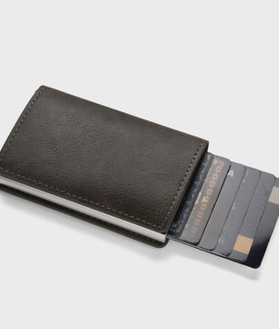 Minimalistische Anti-diefstal RFID Kaarthouder Portemonnee van PU Leer - Slim & Veilig