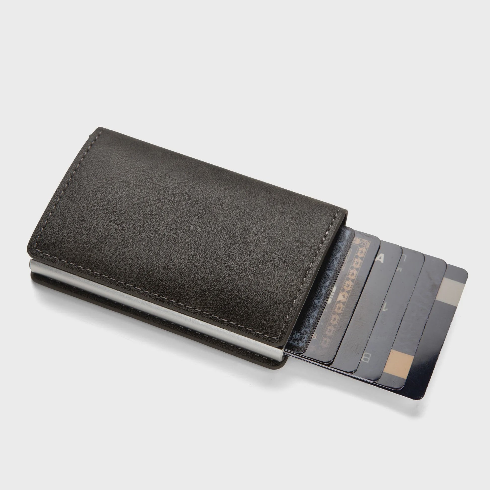 Minimalistische Anti-diefstal RFID Kaarthouder Portemonnee van PU Leer - Slim & Veilig