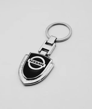 Exclusieve Metalen Autosleutelhanger met Nissan of BMW Logo - Stijlvolle Sleutelhanger Accessoire
