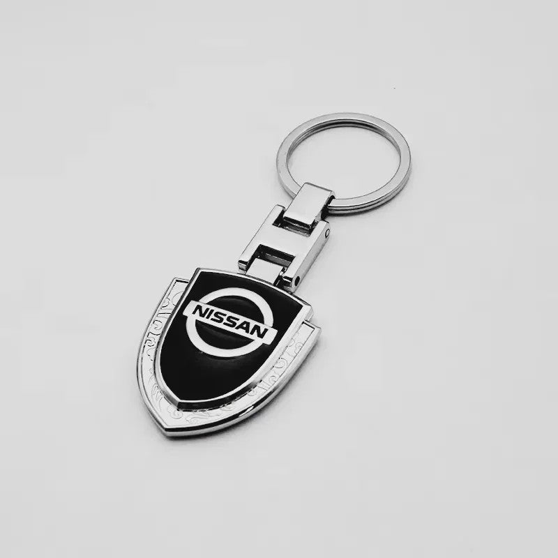 Exclusieve Metalen Autosleutelhanger met Nissan of BMW Logo - Stijlvolle Sleutelhanger Accessoire