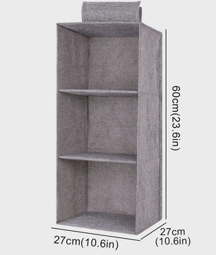 Hangende Garderobekast Organizer met Lades - Opvouwbare Kleding Opbergplanken