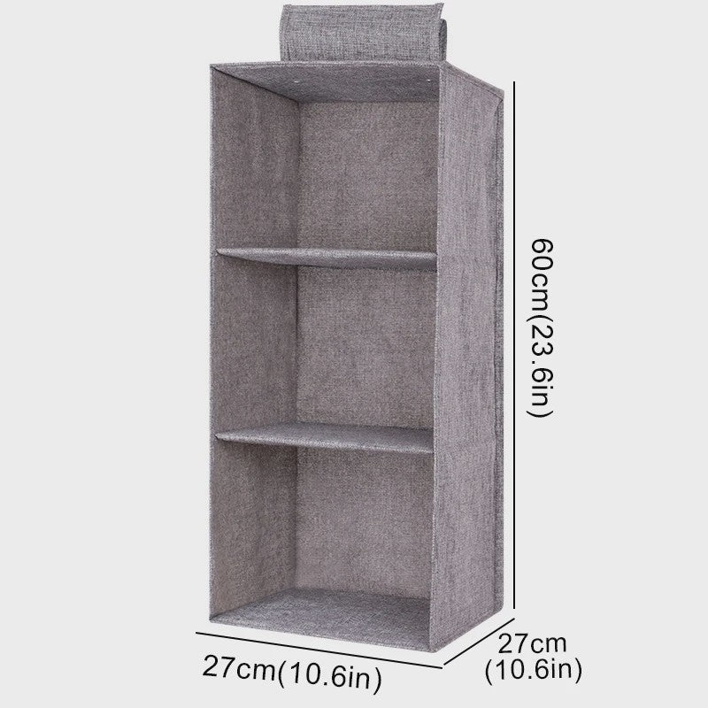 Hangende Garderobekast Organizer met Lades - Opvouwbare Kleding Opbergplanken