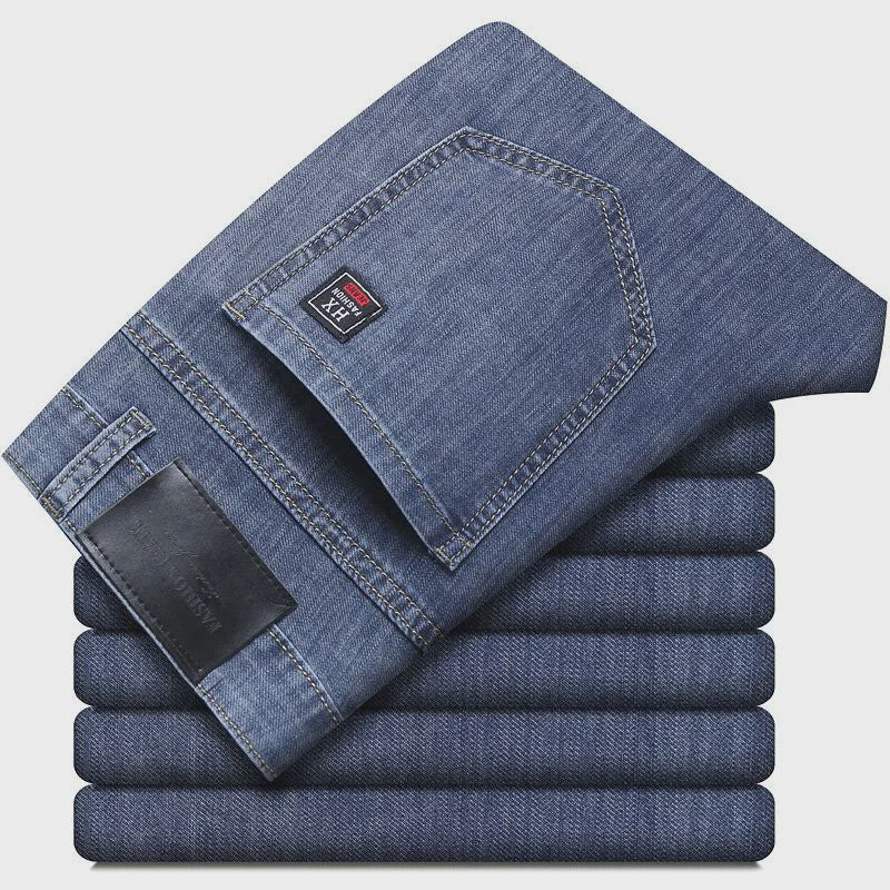 Comfortabele Stretch Jeans Heren - Elastisch Katoen voor Zakelijk en Casual Gebruik