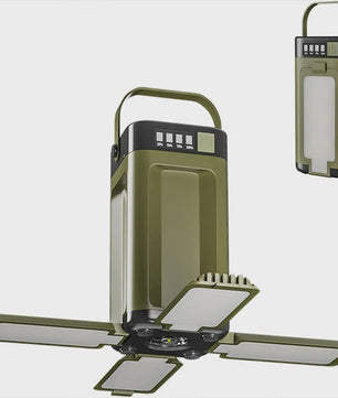 Oplaadbare Solar Camping Lantaarn - Multifunctioneel, 6 Lichtstanden & IPX4 Waterdicht
