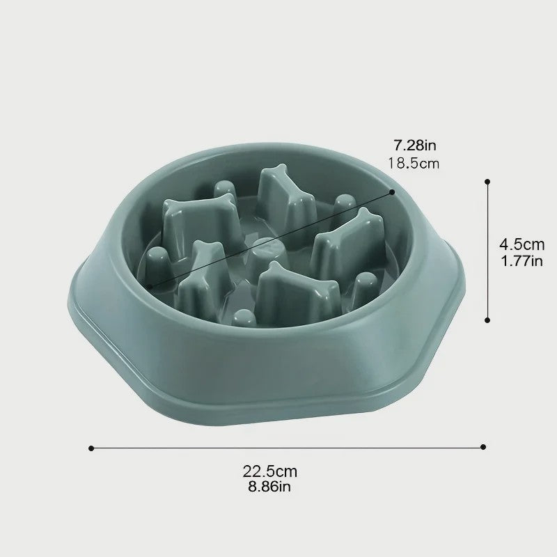 Honden voerbak slowfeeder anti-verstikking | Gezonde voeding