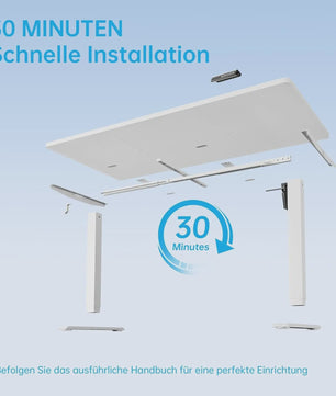 Elektrisch In hoogte Verstelbaar Bureau met Geheugenfunctie - Ergonomisch en Stil