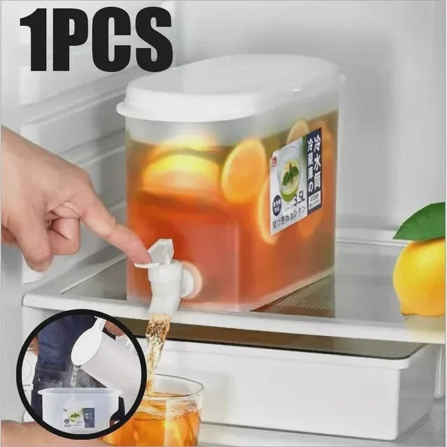 3.5L Waterdispenser met Kraan - Grote Sapcontainer voor Koude Dranken