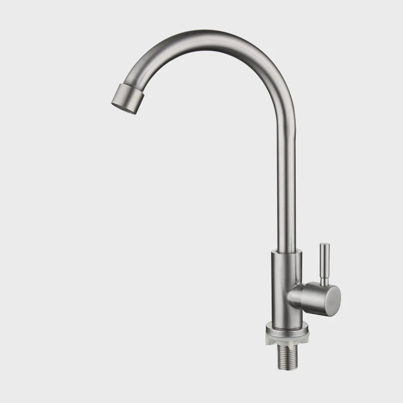 RVS Keukenkraan - Zwenkbaar, Enkel Koud Water