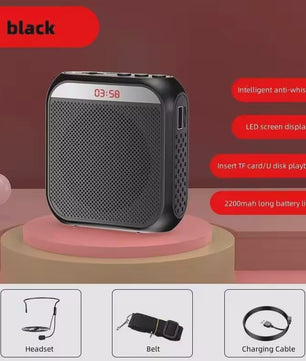 Draagbare Megafoon Speaker met Microfoon - Geluidsversterker voor Docenten en Gidsen