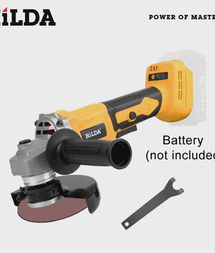 Krachtige HILDA 21V Brushless Haakse Slijper - Snoerloos Polijstmachine (Makita Accu Compatibel)