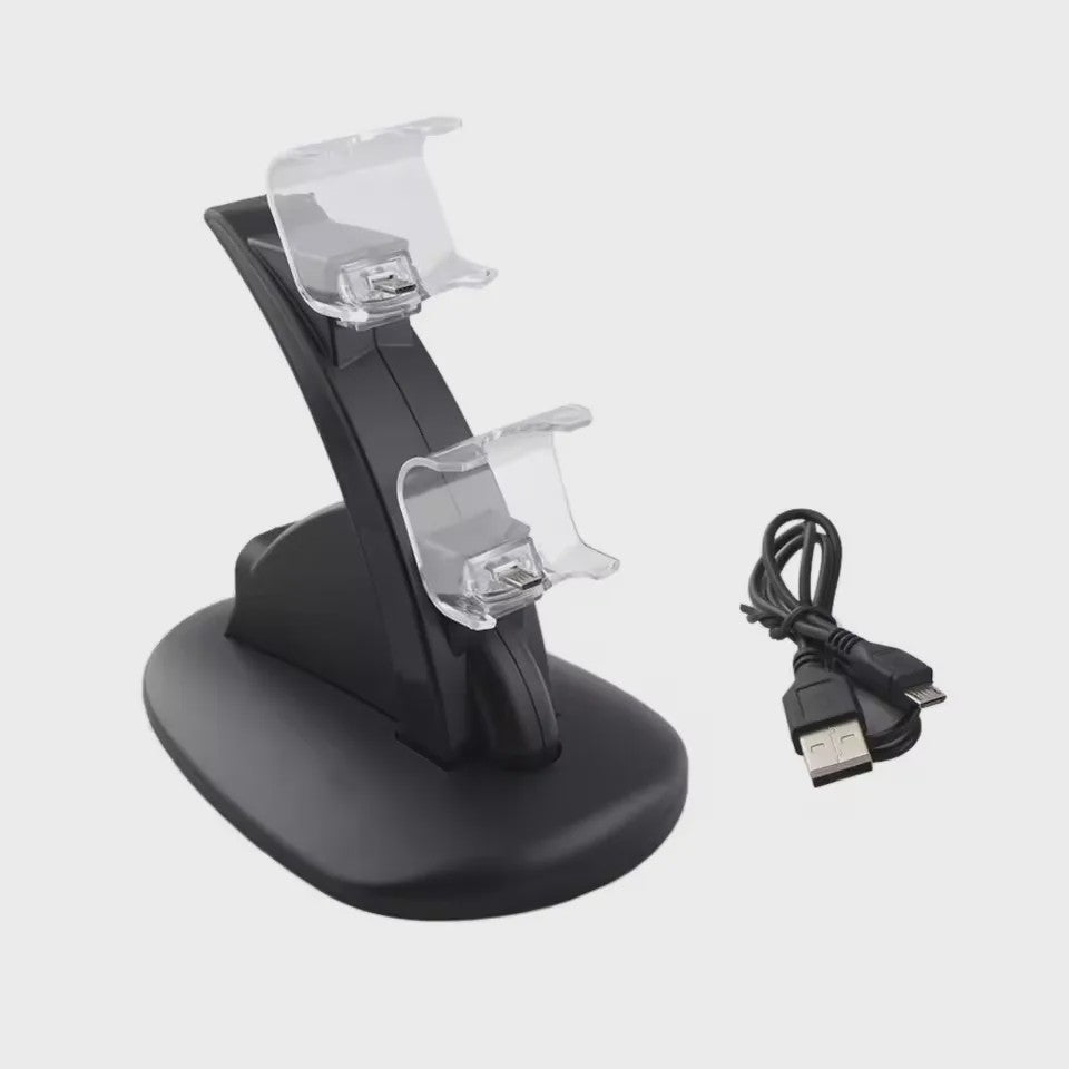 Dubbele Oplaadstation Dock voor PS4 Controllers