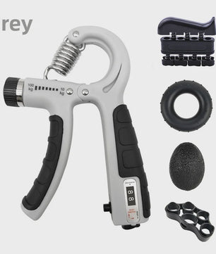 Verstelbare Hand Grip Strengthener (10-100kg) met Teller - Pols- en Onderarmtrainer